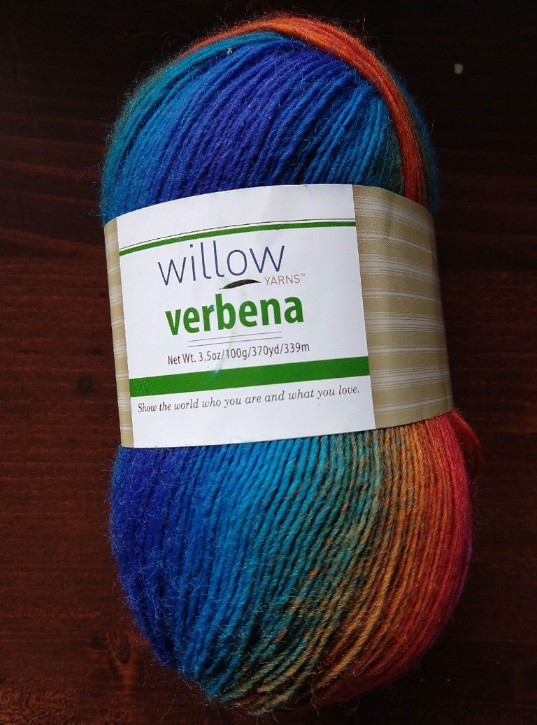 Gradient wool yarn Verbena from Willow Yarns