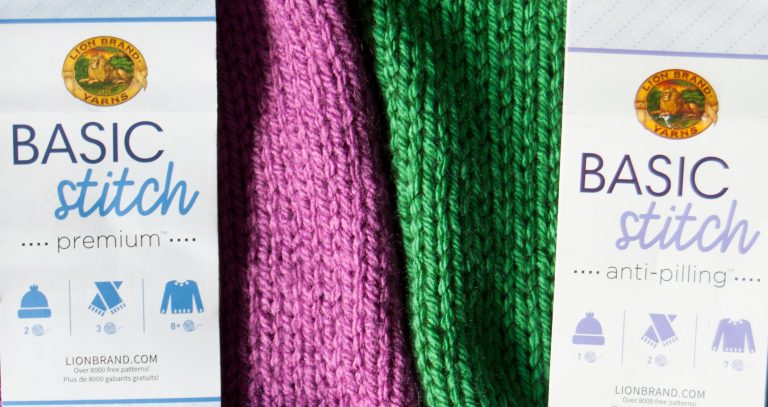 Lion Brand Basic Stitch Yarn Comparison