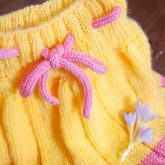 knit skirty soaker for baby