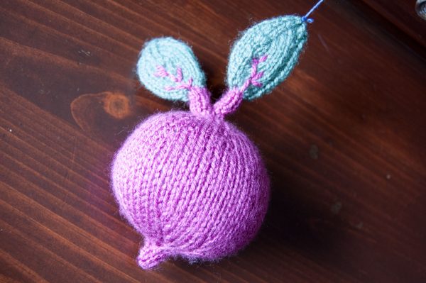 knit beet pattern