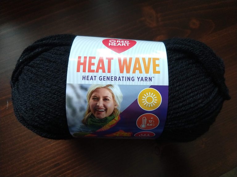 Heat wWave yarn by Red Heart in Summer night heat generating yarn