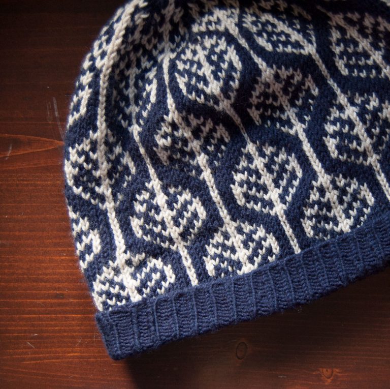 Leaves Begin to Fall Knit Colorwork Hat