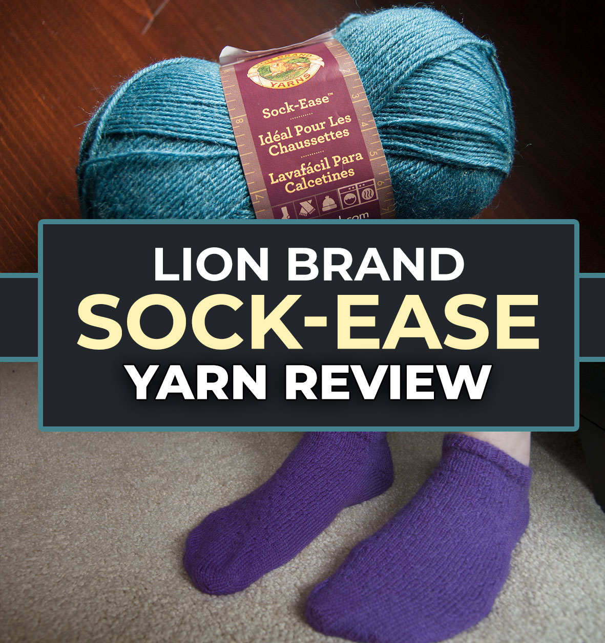 Lion Brand Sock-Ease Review - Budget Yarn Reviews