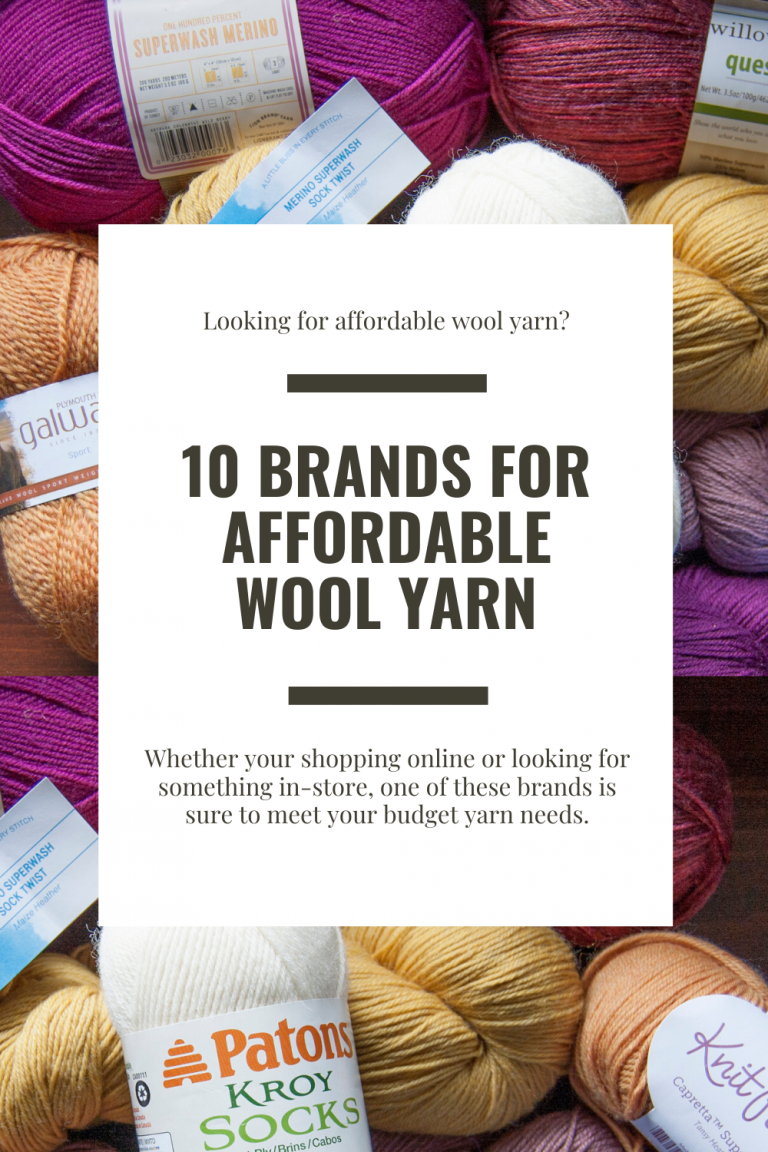 affordable wool yarn on a budget