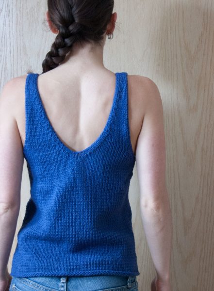 reversible tank free knitting pattern