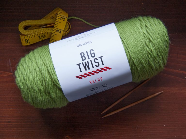 big twist value acrylic yarn