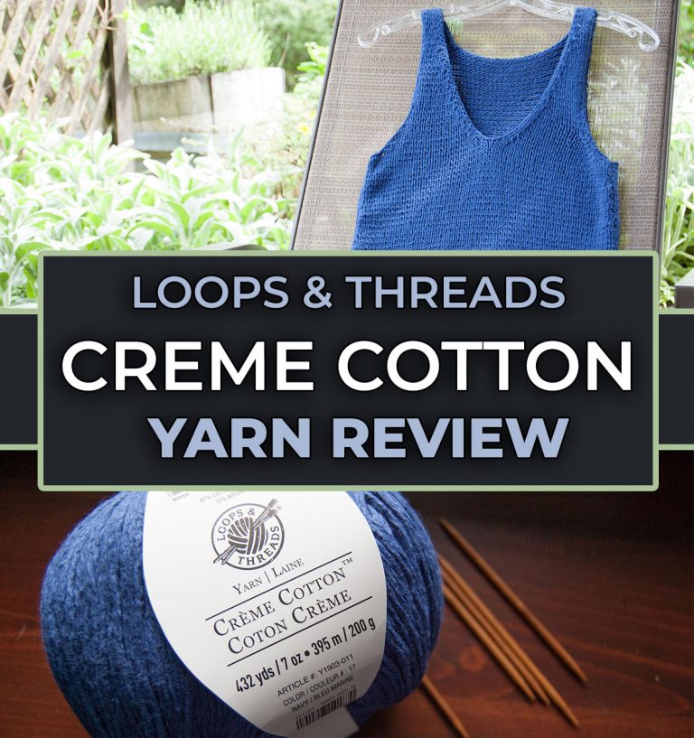 creme cotton yarn loops & threads summer yarn