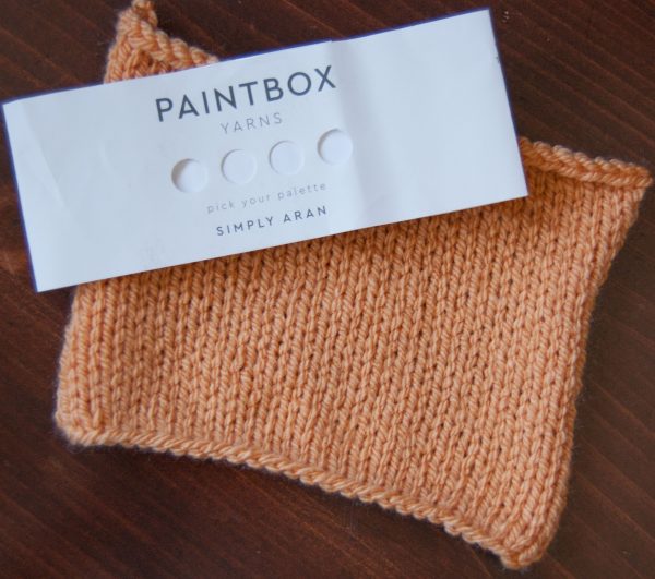 paintbox simply aran acrylic yarn melon sorbet