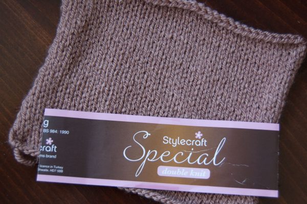 stylecraft special dk knitting swatch