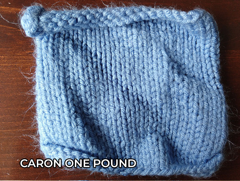 knitting yarn Caron One Pound review