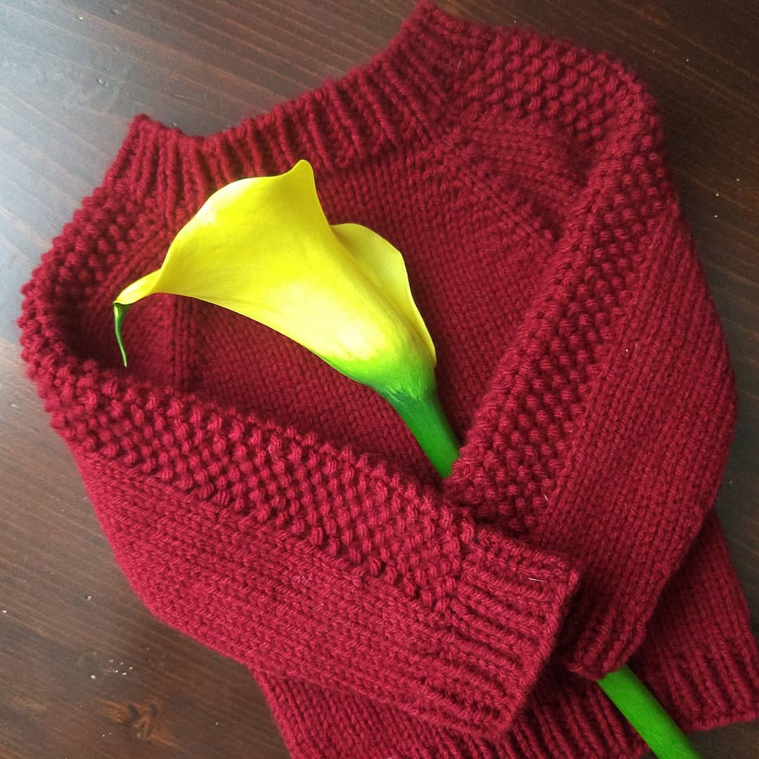 Flax Sweater (for Baby) In Loops & Threads Impeccable - Budget