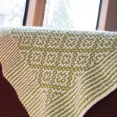 big twist value green baby blanket knitting