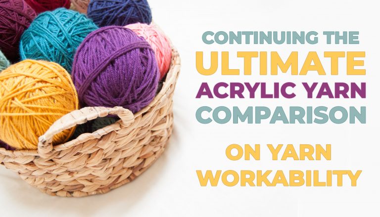 acrylic yarn comparison knitting crochet yarn