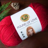 acrylic yarn cheap Lion brand pound of love