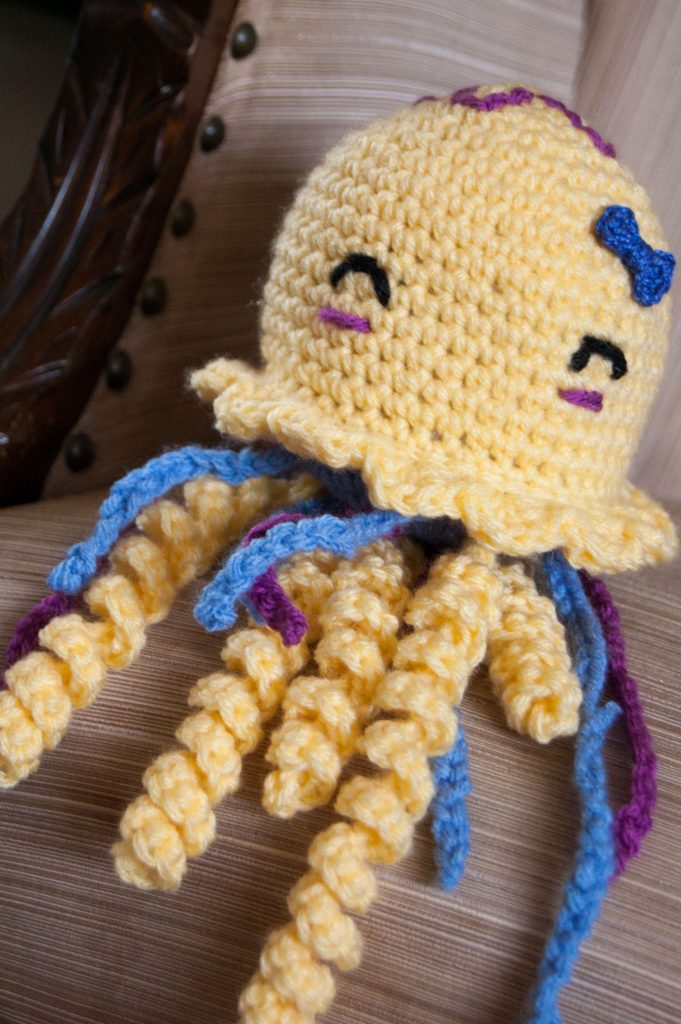 crochet jellyfish pattern amigurumi chrisette designs