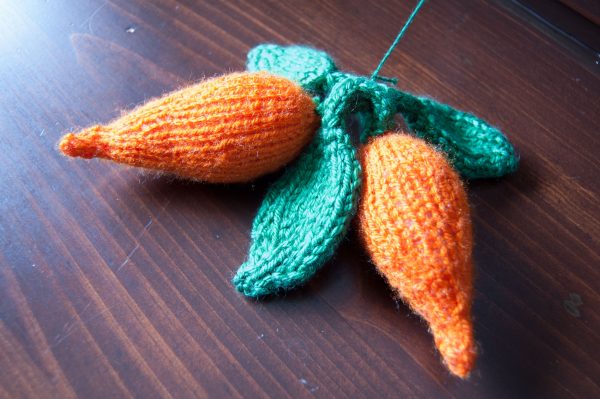 knit carrot pattern